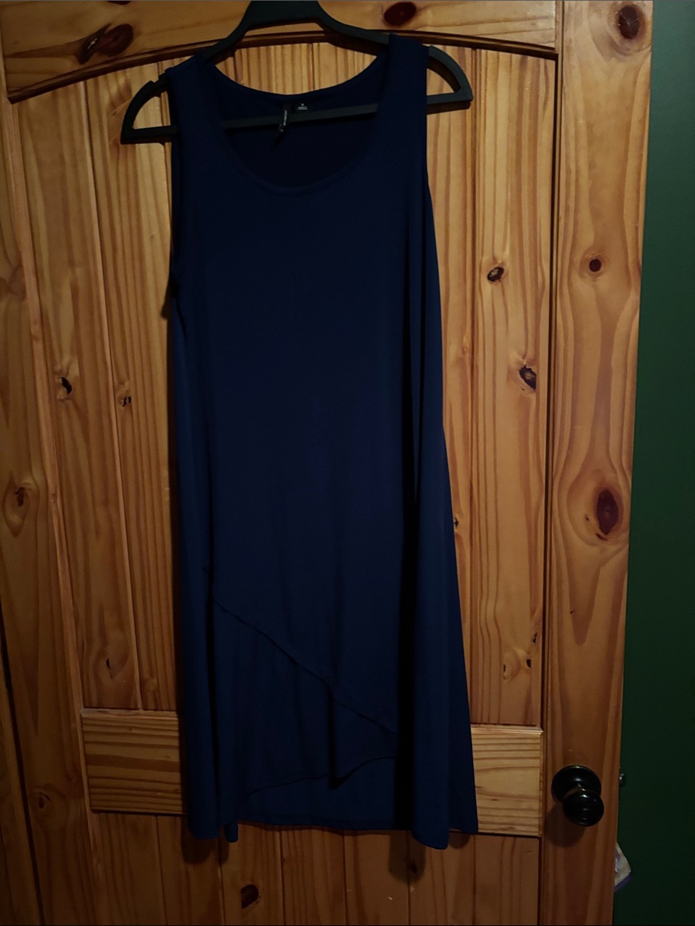 new directions Navy Sleeveless A-Line Dress